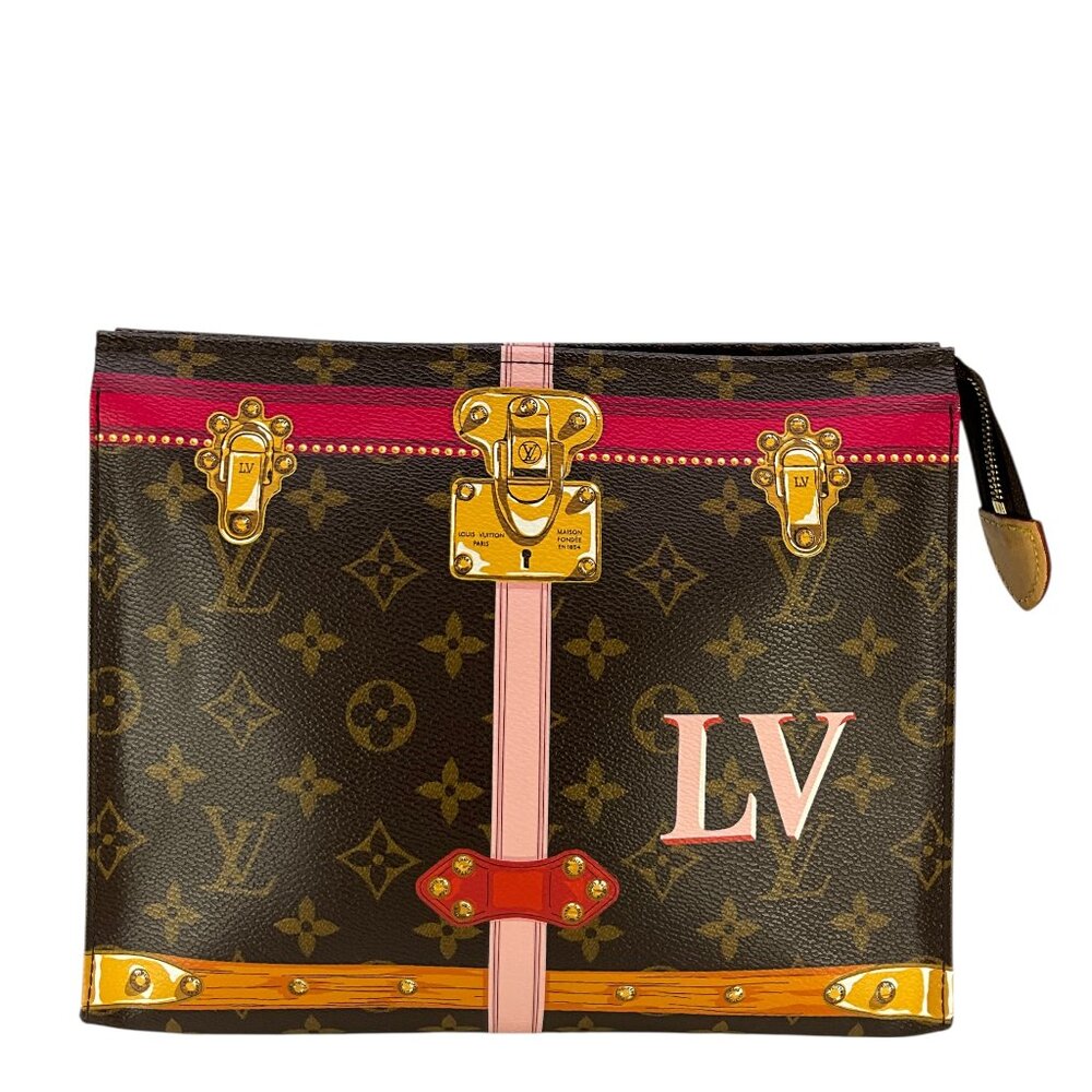 Louis Vuitton Monogram Summer Trunks Canvas Toiletry Pouch 26